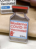 “Vaccinated Vial” Enamel Pin